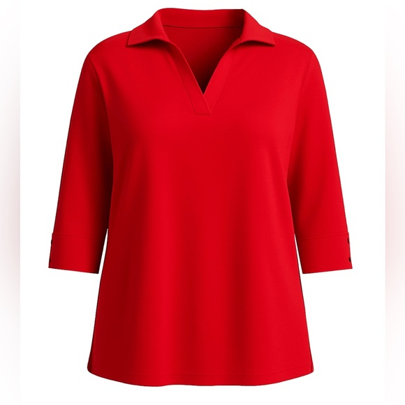Torrid Belle Isle Red Tunic Top – Size 4 (26/28) – Plus Size – EUC - Picture 1 of 5